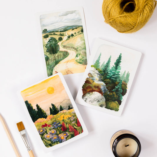 Sada pohlednic — Pohlednice na šířku