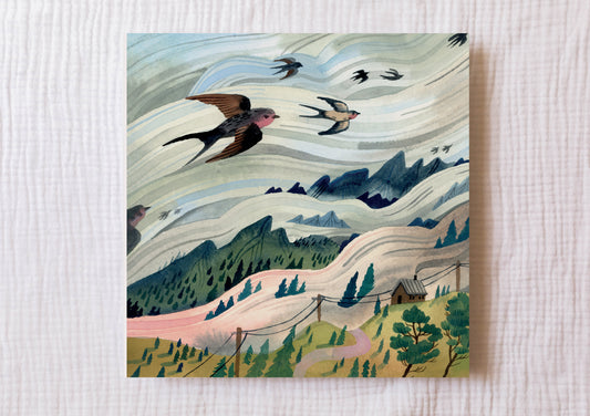 Umělecký tisk — V údolí