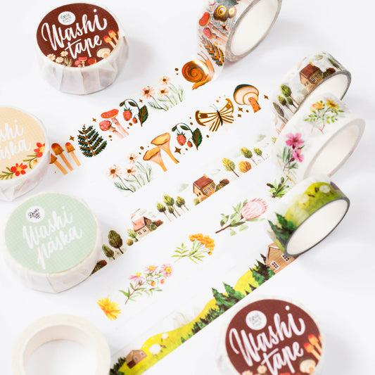 Washi páska — Zlatý les