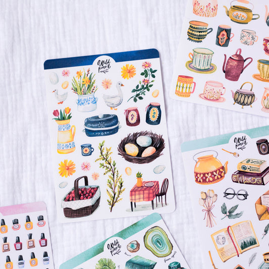 Arch samolepek — Cottagecore Spring