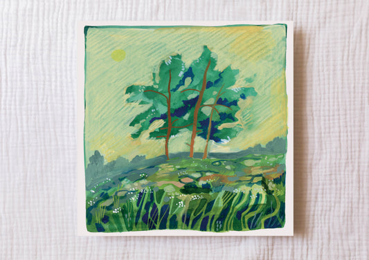 Umělecký tisk — V údolí