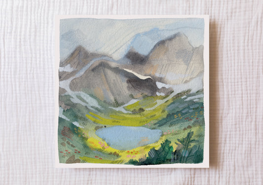 Umělecký tisk — V údolí