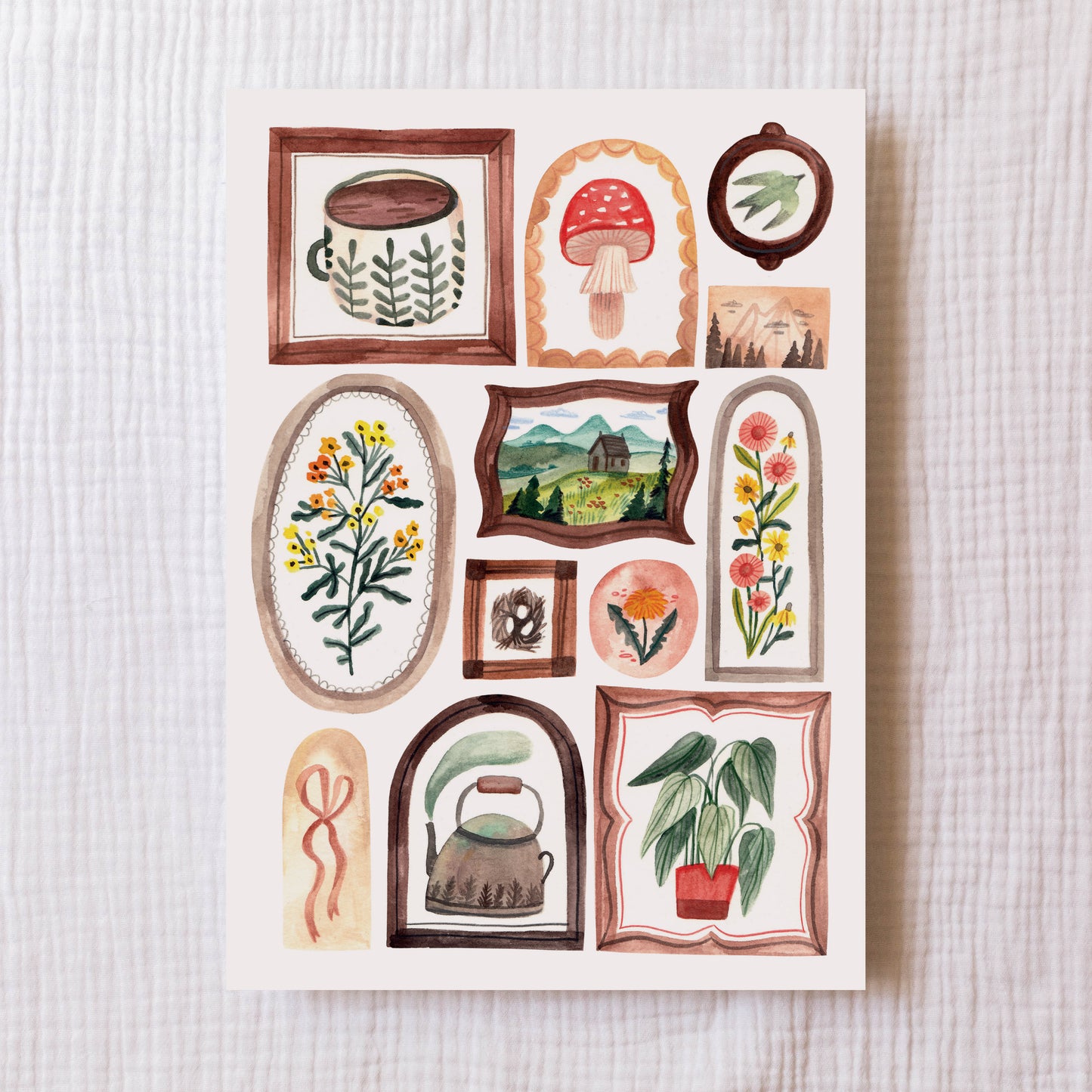 Umělecký tisk — V údolí