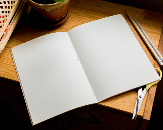 Linorytový sešit A5 — Červené kvítí