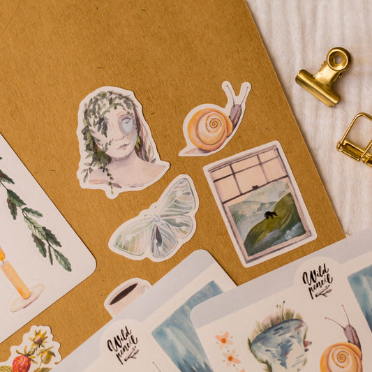 Nálepkový arch — Petrichor