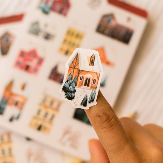 Nálepka — Zimní město