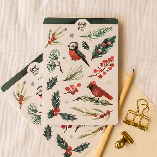 Nálepka — Vánoční Flora