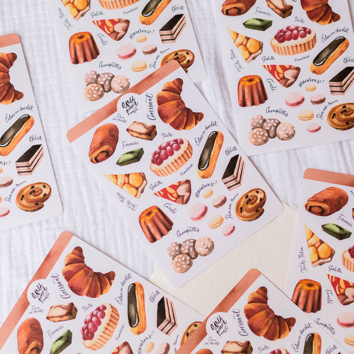 Sticker Sheet — French Bakery
