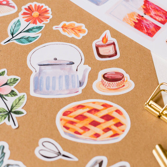 Nálepka — Podzim za oknem