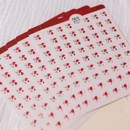 Nálepka Plánovač — Menstruace