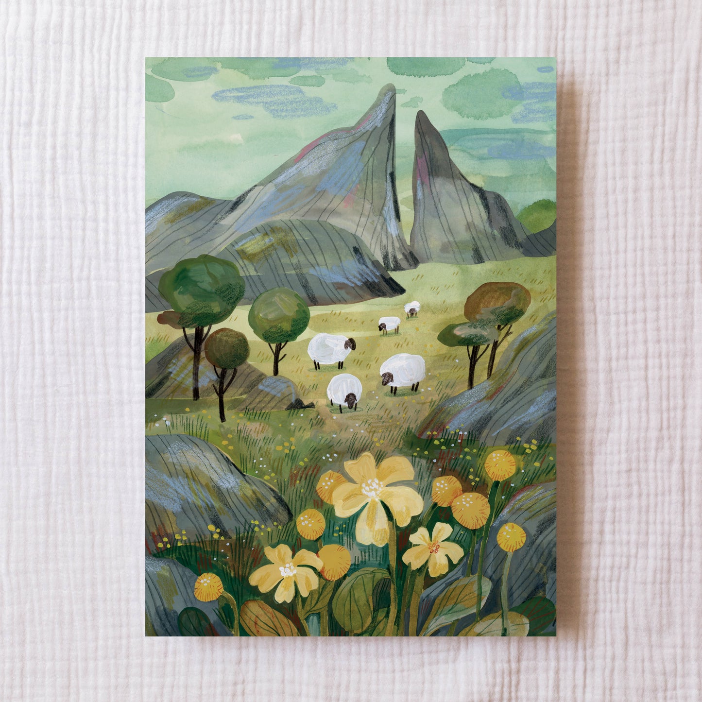 Umělecký tisk — V údolí