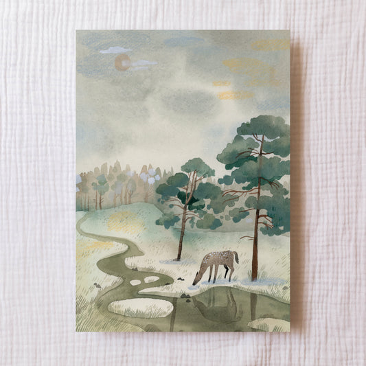 Umělecký tisk — V údolí