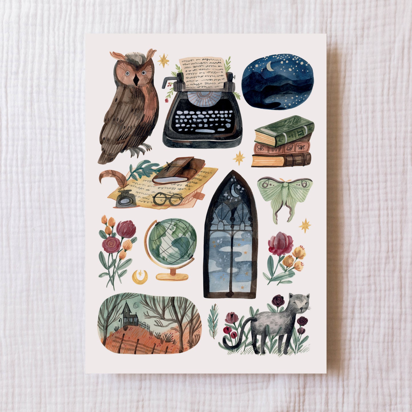 Umělecký tisk — V údolí