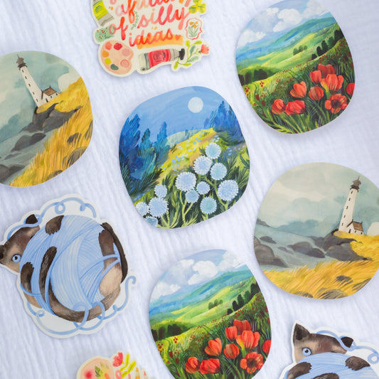 Vinylová samolepka — Černá kočka