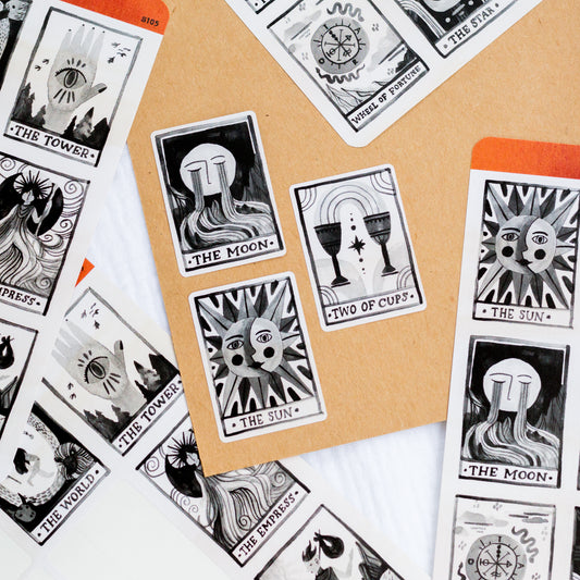 Samolepkový arch — Lesní krajiny