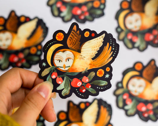 Vinylová samolepka — Černá kočka