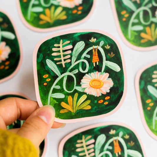 Vinyl Sticker — Growing Together