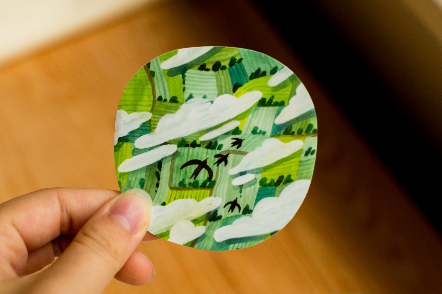 Vinyl Sticker — In Flight