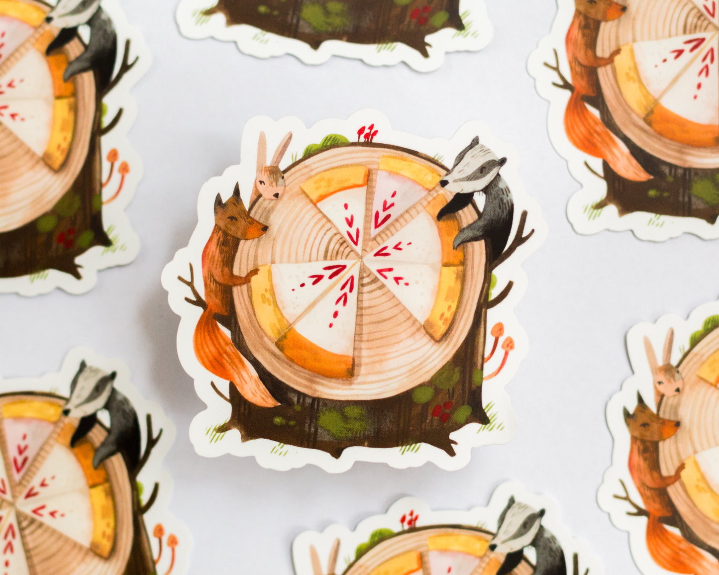 Vinylová samolepka — Lesní hostina