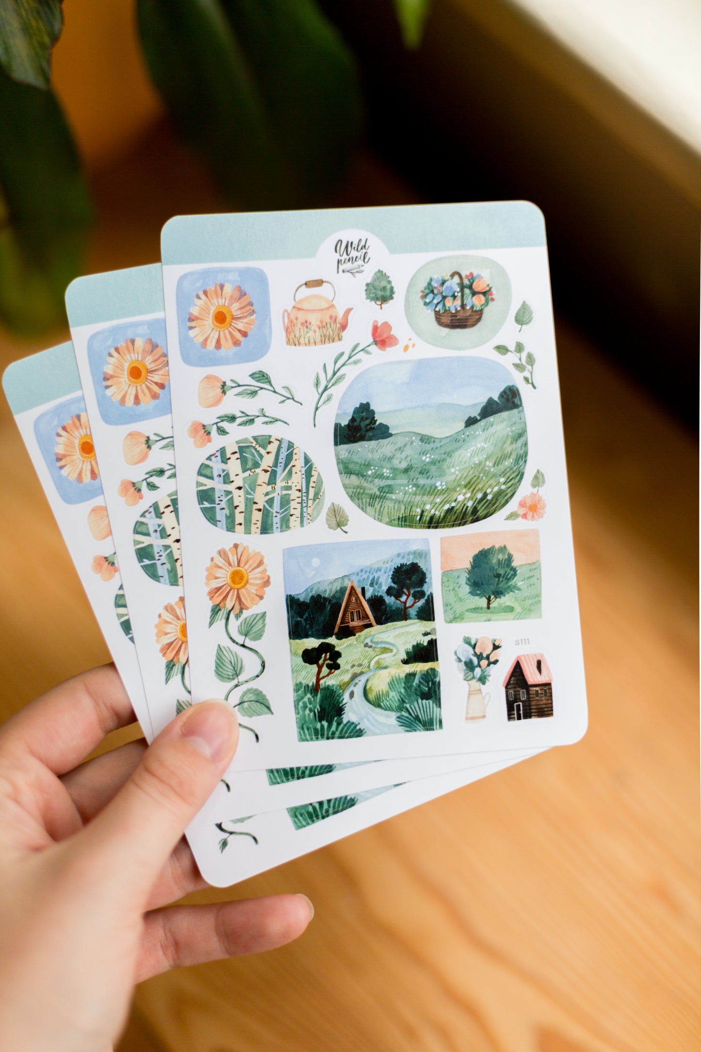 Sticker Sheet — Summer Meadow