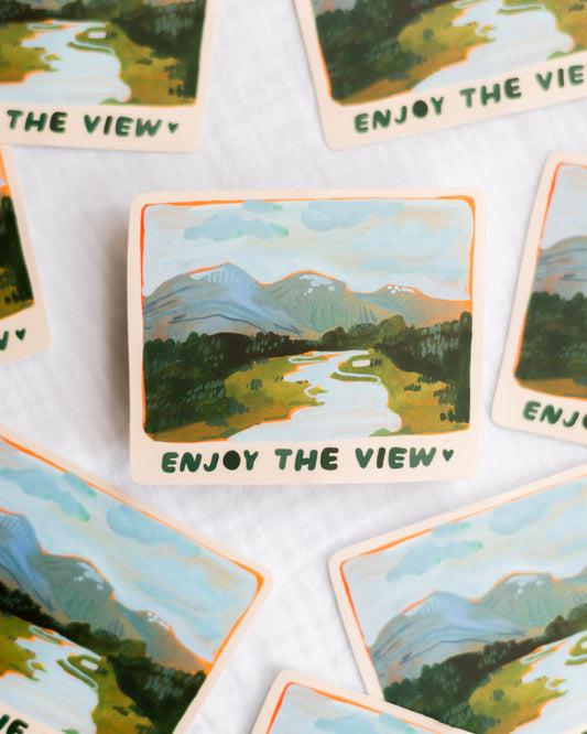 Vinylová samolepka — Enjoy The View