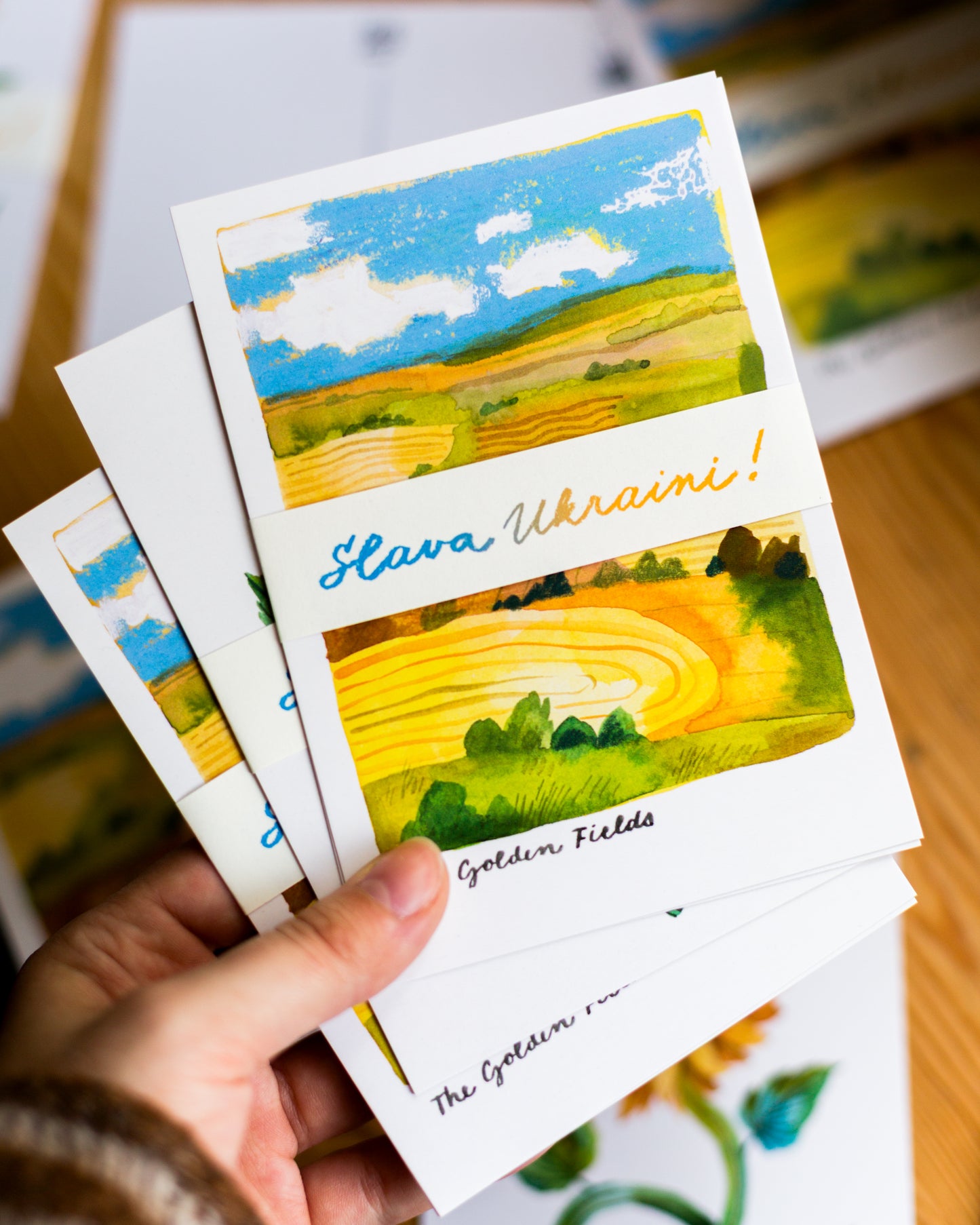 Sada pohlednic — Podzimní krajiny