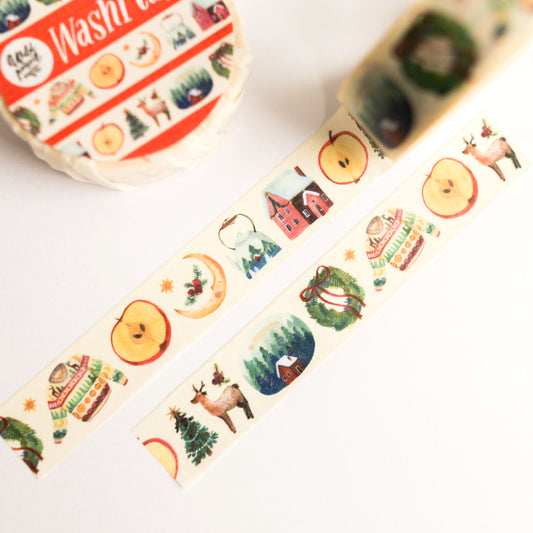 Washi Tape — Vánoční listí