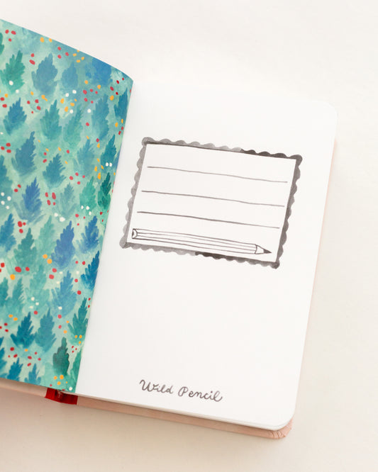Hardcover Notebook — Mushroom Home