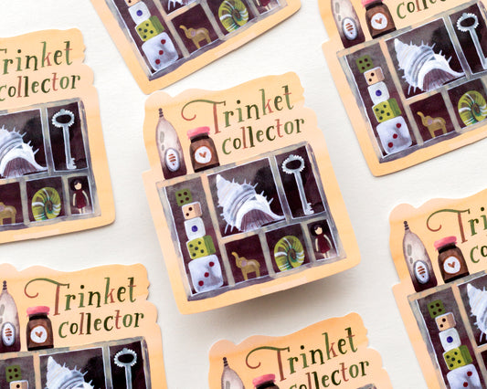 Vinyl Sticker — Trinket Collector