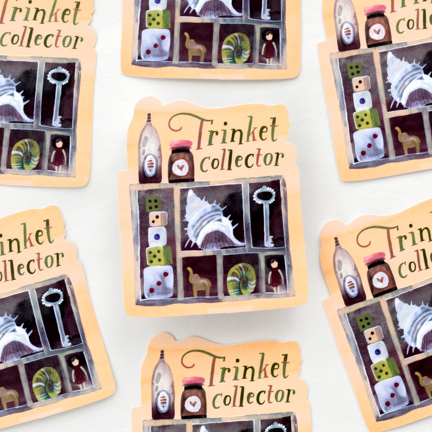 Vinylová samolepka — Trinket Collector