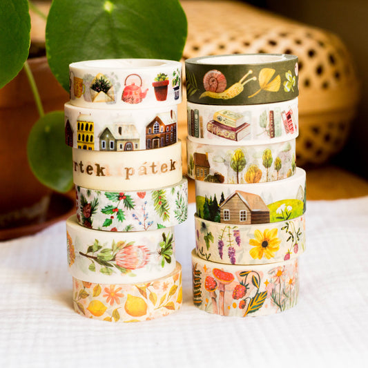 Washi Tape — Zasnežené město