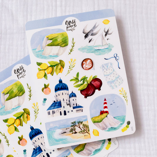 Samolepka — Léto u jezera