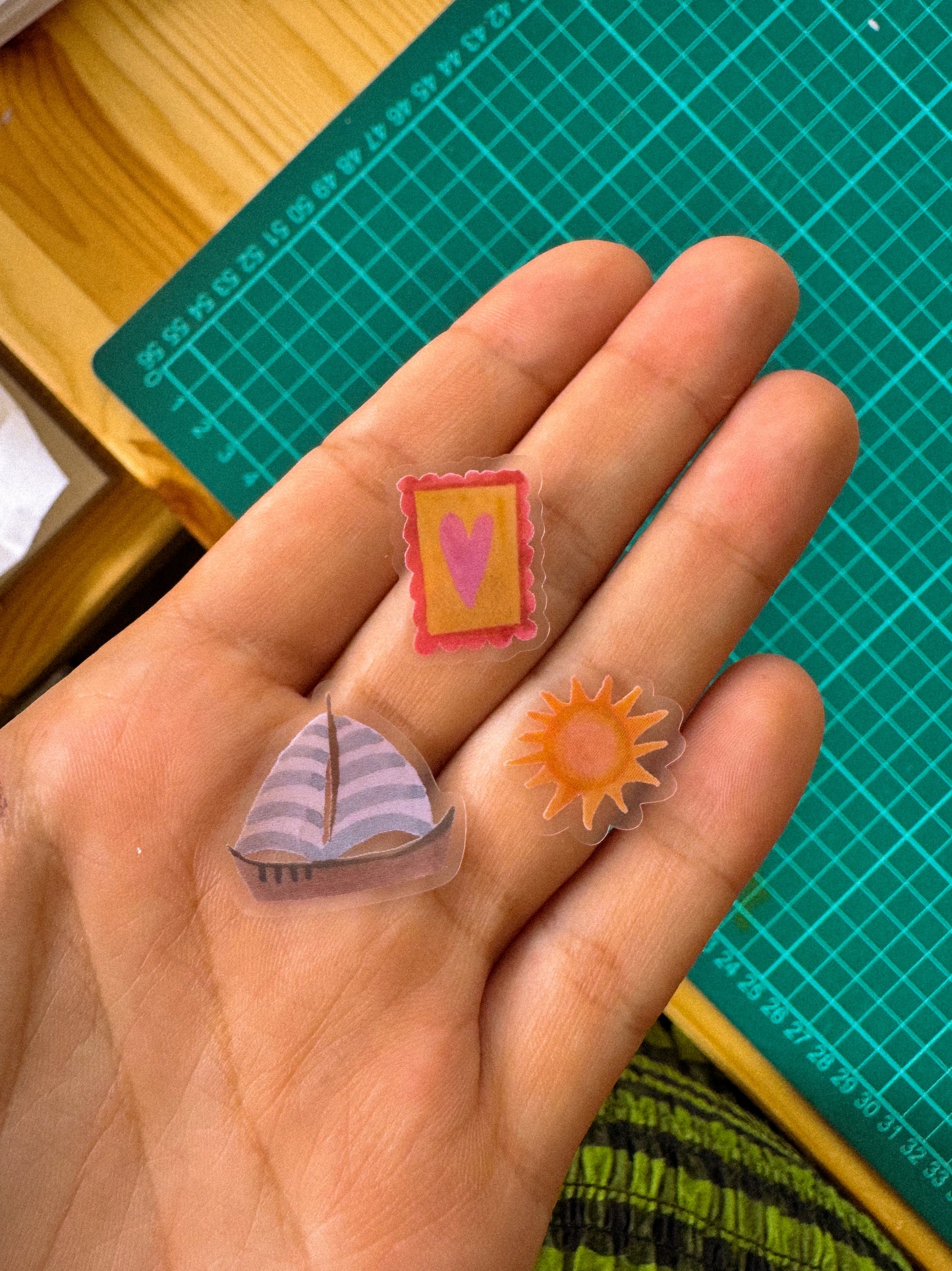 Vinyl sticker sheet — Summer Tiny Bits