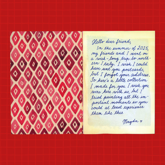 Mini Zine — Postcards From Italy