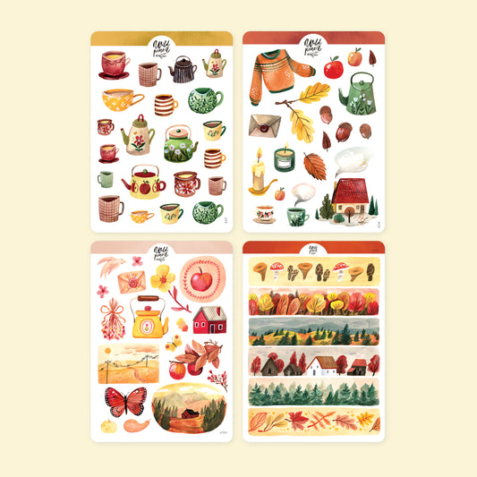 Samolepkový arch — Podzim