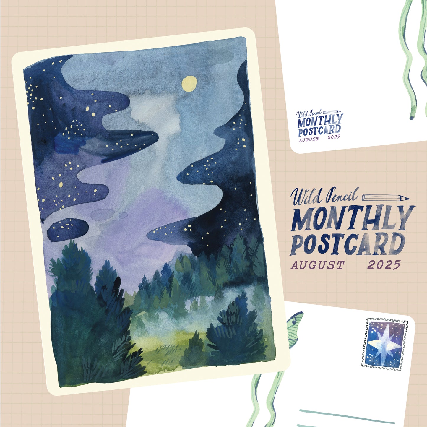 Monthly Postcard Subscription