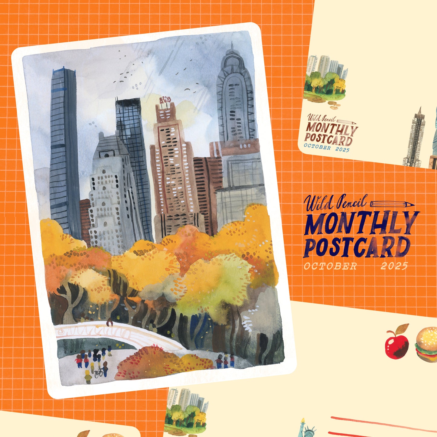 Monthly Postcard Subscription