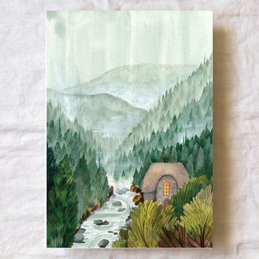 Umělecký tisk — V údolí