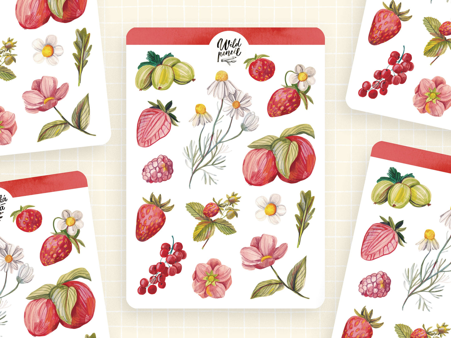 Nálepka — Letní louka