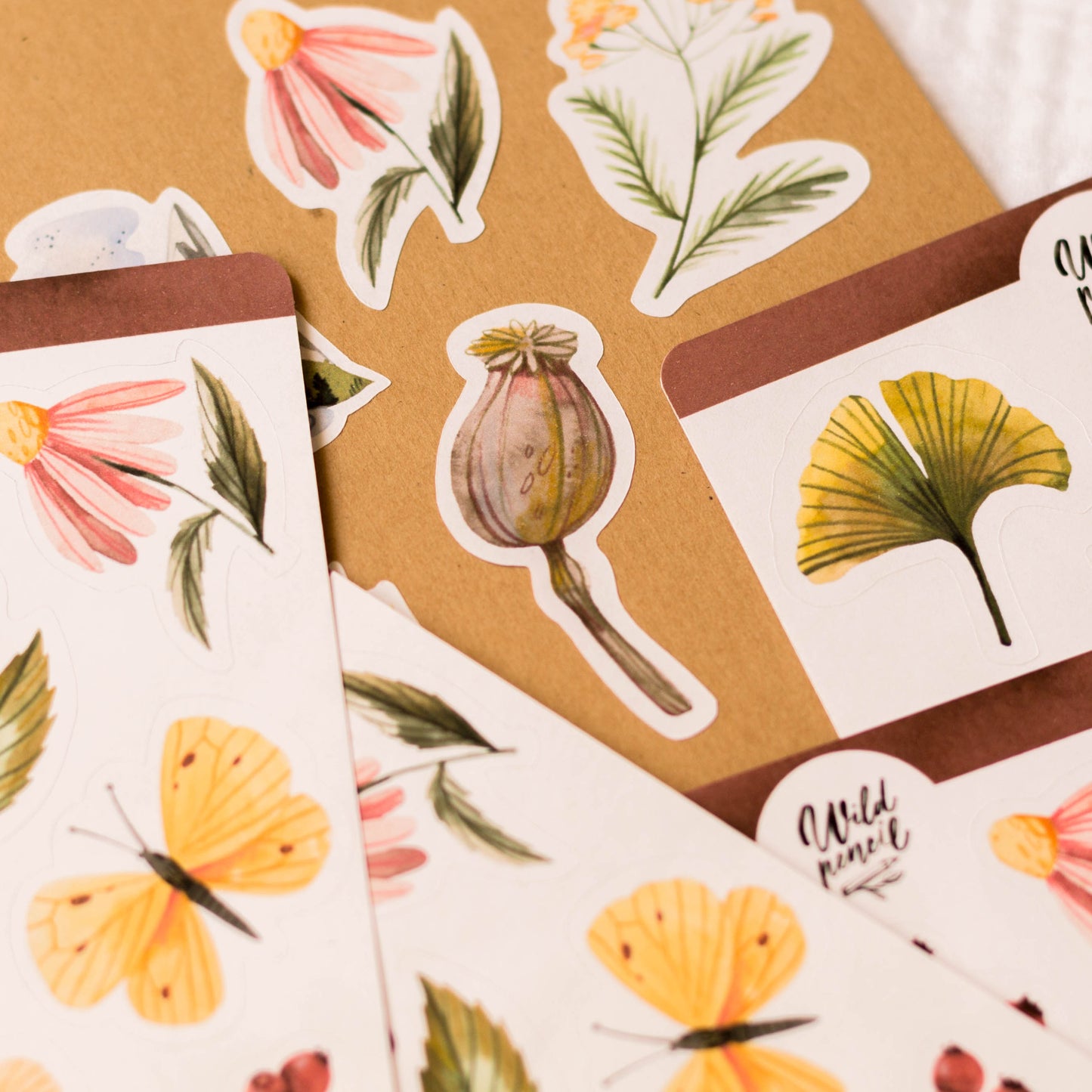 Sticker Sheet — Forest Treasures