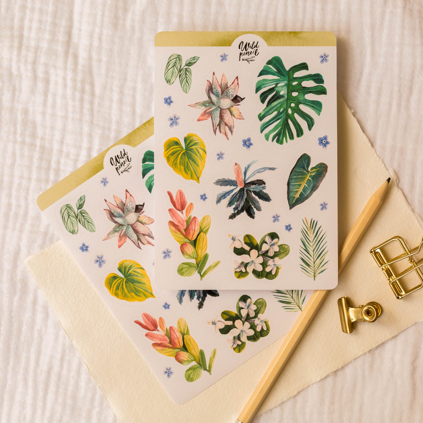 Sticker Sheet — Botanical Garden