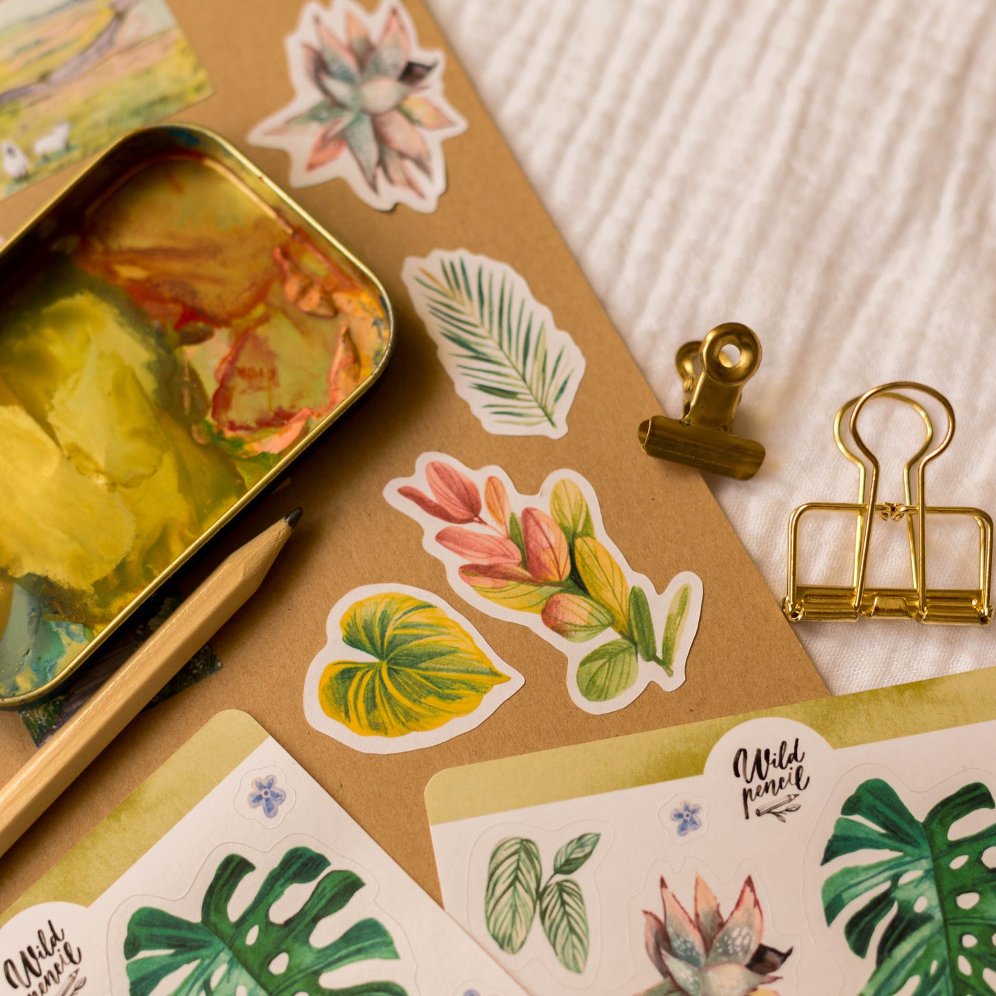 Sticker Sheet — Botanical Garden