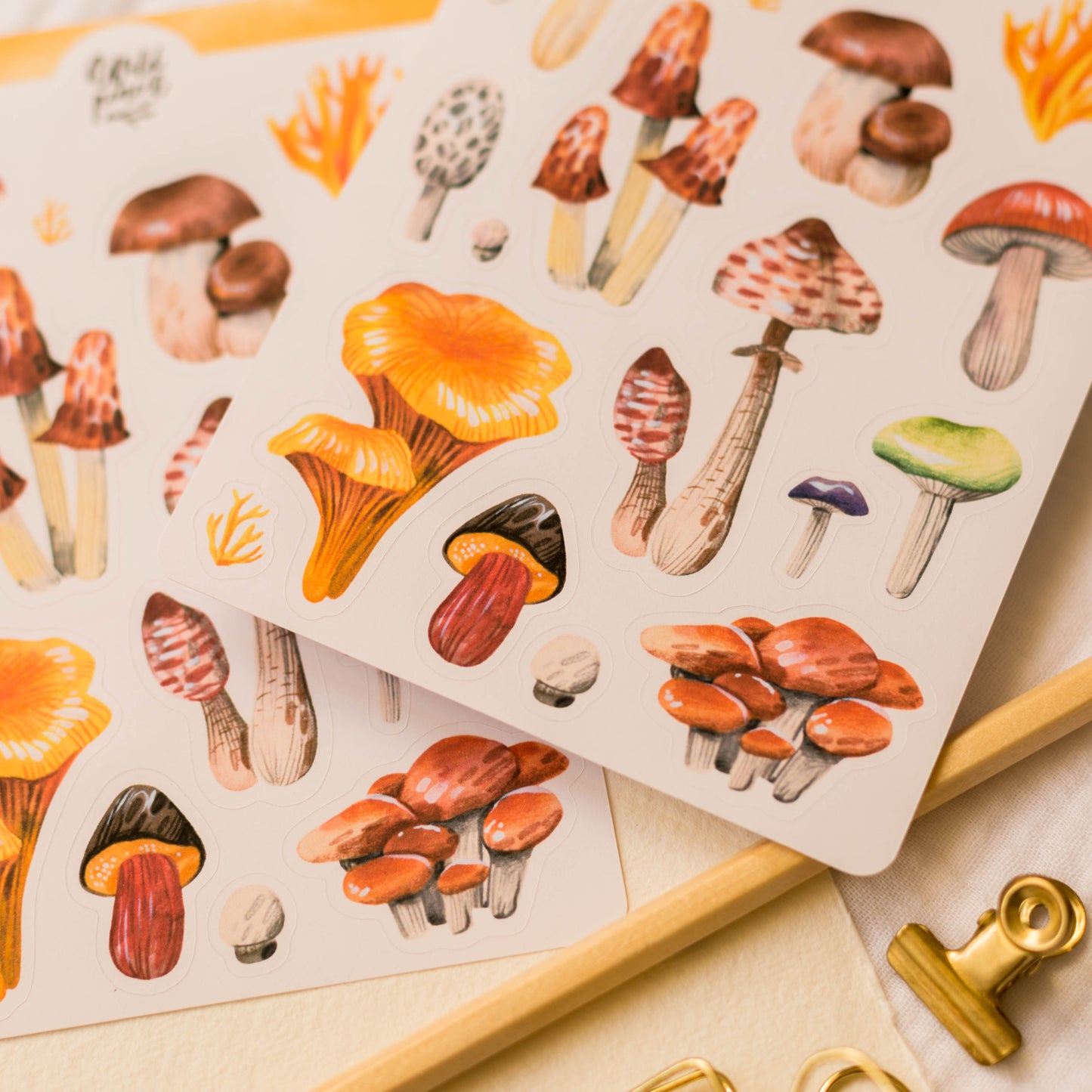 Sticker Sheet — Mushrooms