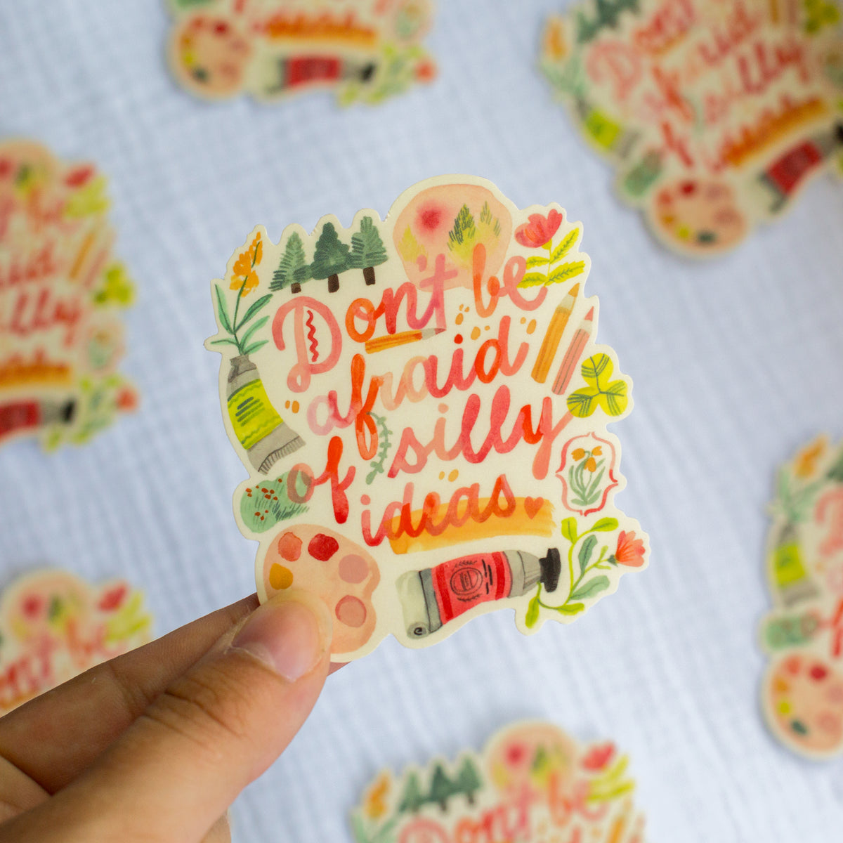 Silly Sticker Ideas Vinyl Sticker — Silly Ideas – Wild Pencil
