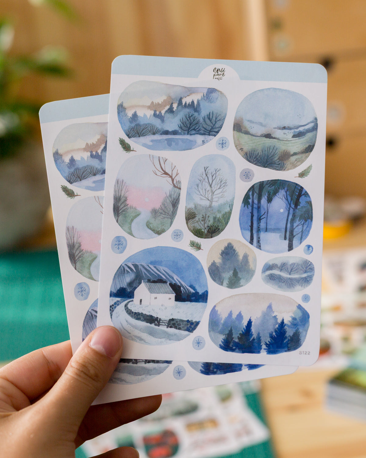 Window Sticker Sheet Sticker Sheet — Windows into winter – Wild Pencil
