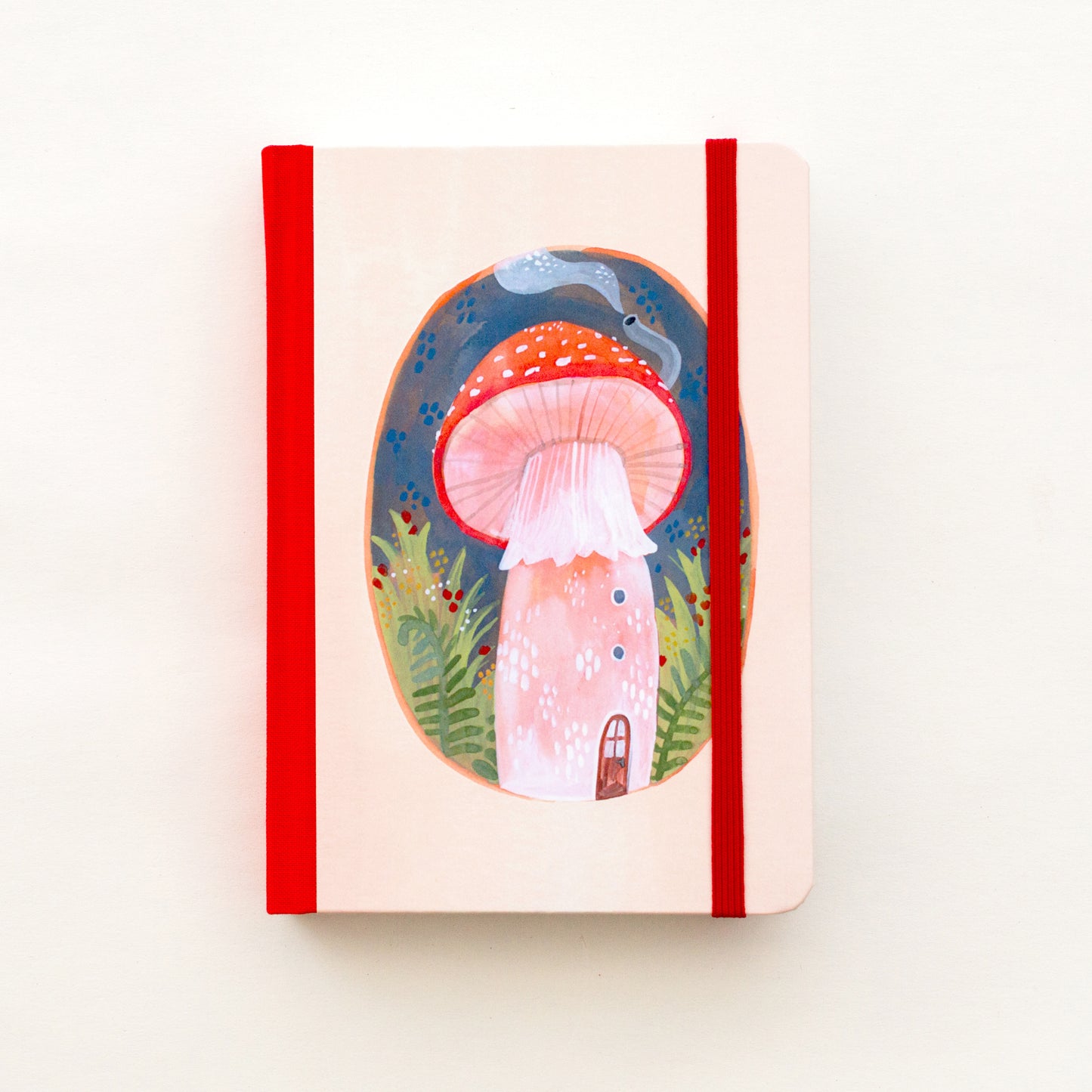 Hardcover Notebook — Mushroom Home