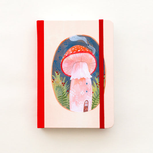 Hardcover Notebook — Mushroom Home