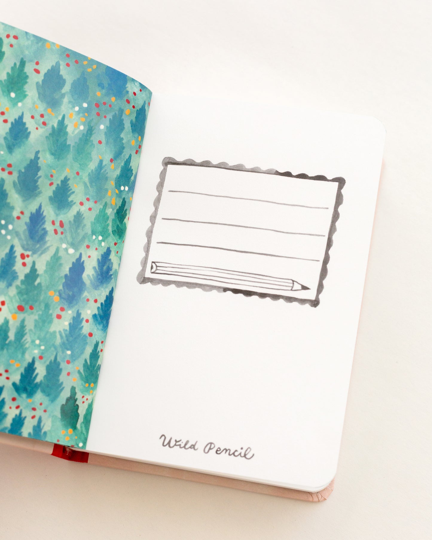 Hardcover Notebook — Mushroom Home