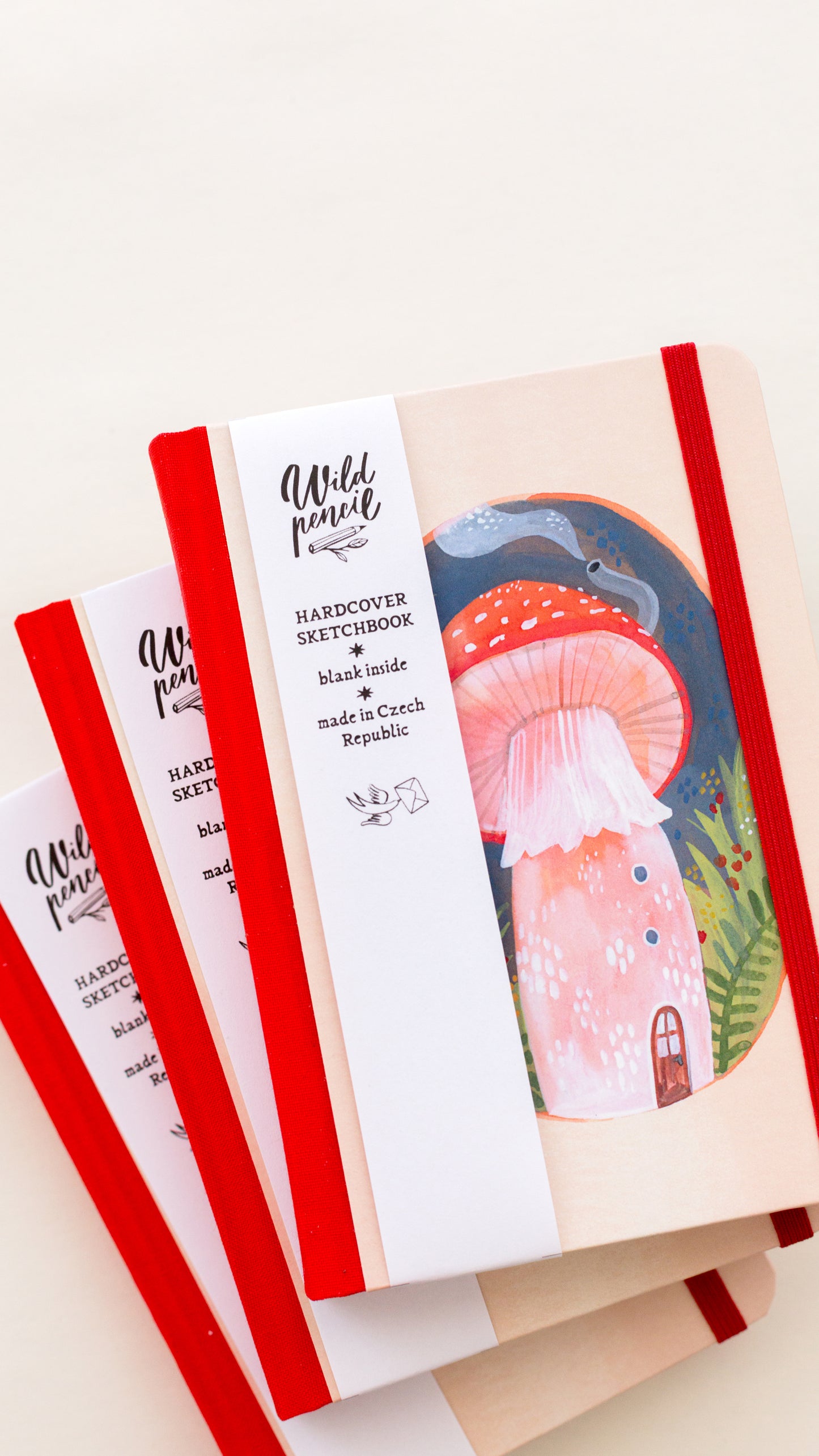 Hardcover Notebook — Mushroom Home