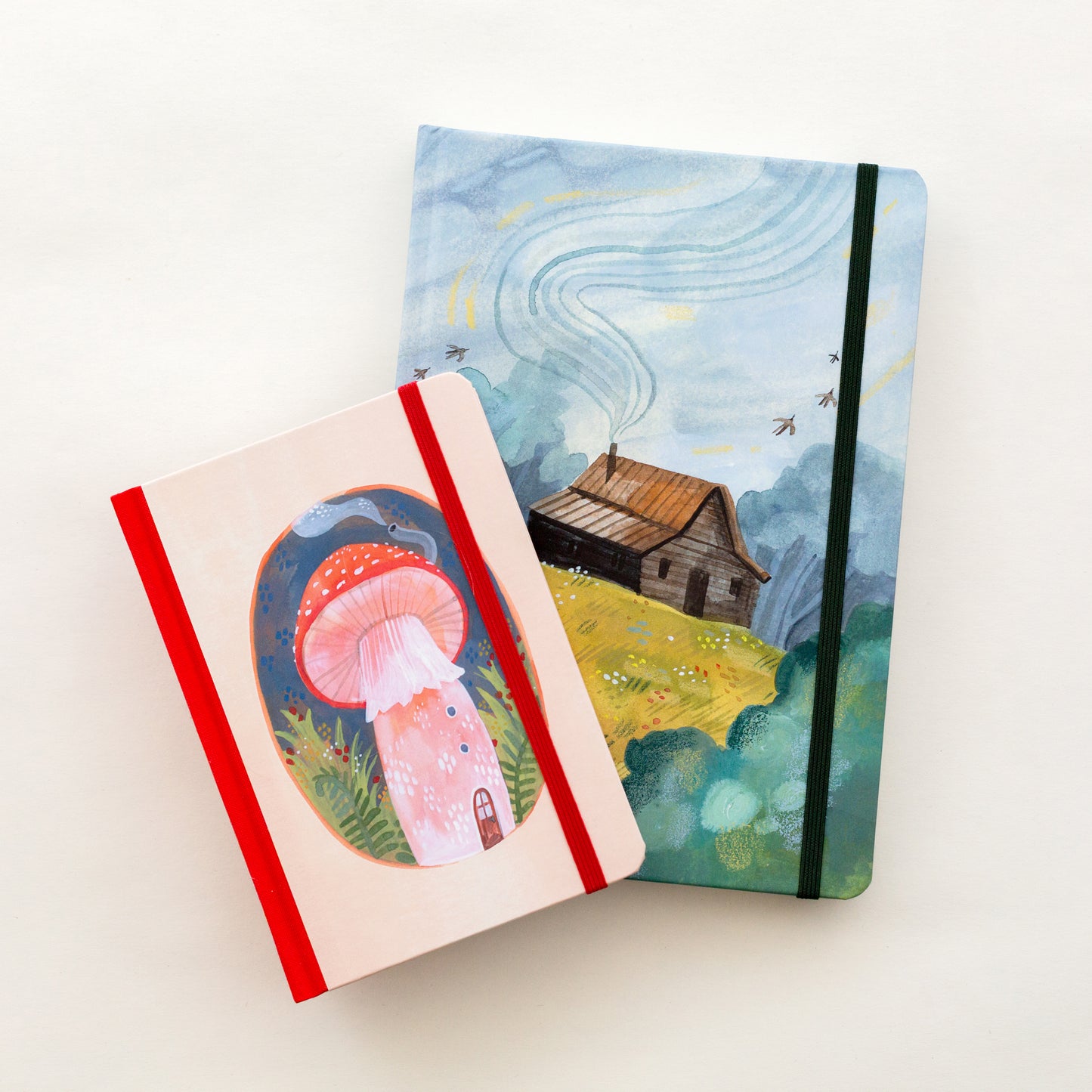 Hardcover Notebook — Mushroom Home